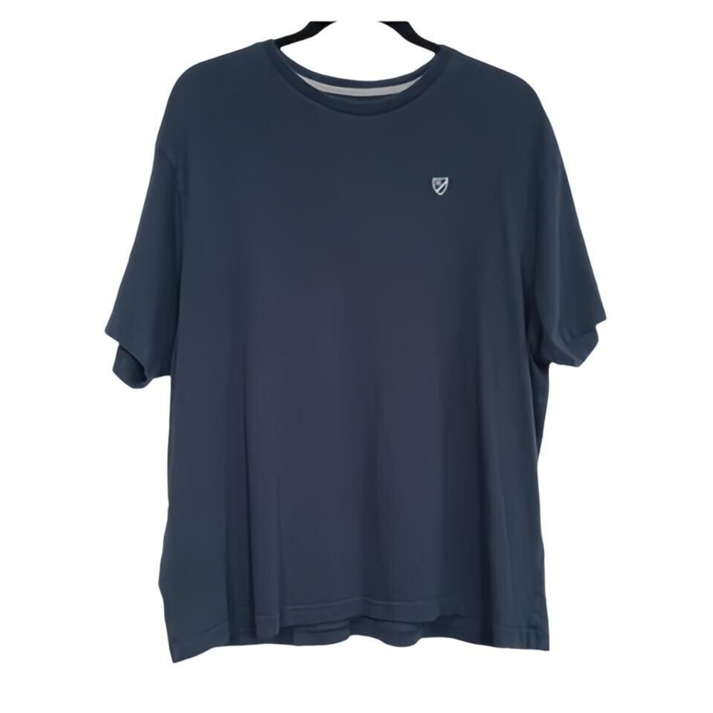 CREMIEUX MEN'S SHORT SLEEVE SOLID T-SHIRT COTTON Dark Blue XL. Perfect Condition